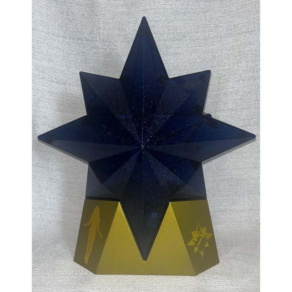 Cinemark The Marvels Light-Up Star Popcorn Bucket | GUC | Works | Needs Batts.